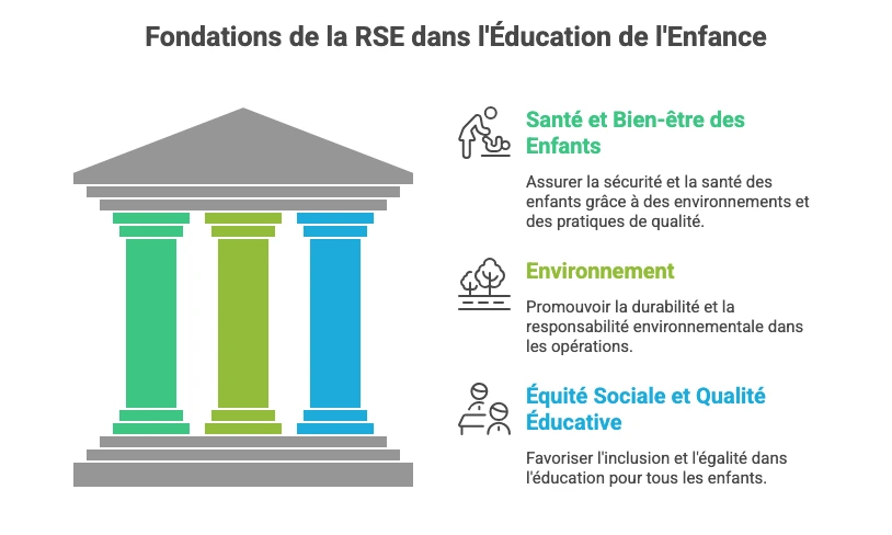 Les trois piliers de la RSE dans le secteur de l’enfance : santé, environnement et équité sociale