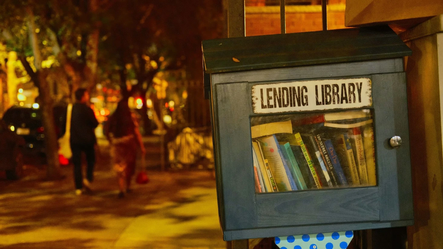 Boite à lire pour prendre ou déposer des livres
